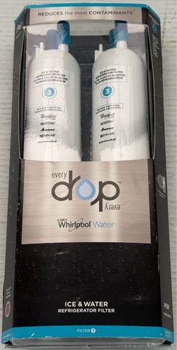 Εverydrop by Whirlpool ΕDR3RXD1 Water Filter 3 set of 2. New