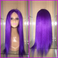 Beautiful Purple  20 Inch Full Lace Wig
