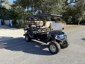 2021 EZ GO 6 SEATER, ONE OWNER STREET LEGAL