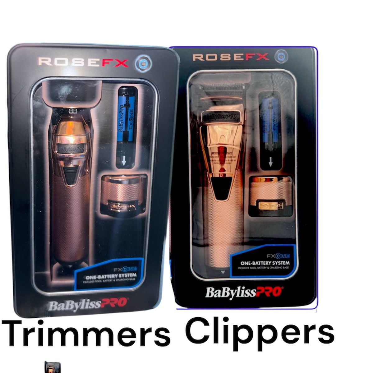 BaByliss Pro Fxone Trimmers/Clippers Release Battery Rose Gold Brand New