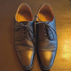 Men's JF J.Ferrar Black Leather Shoes