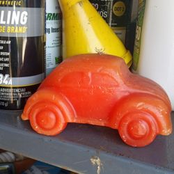 1970s Wax Candle VW Bug