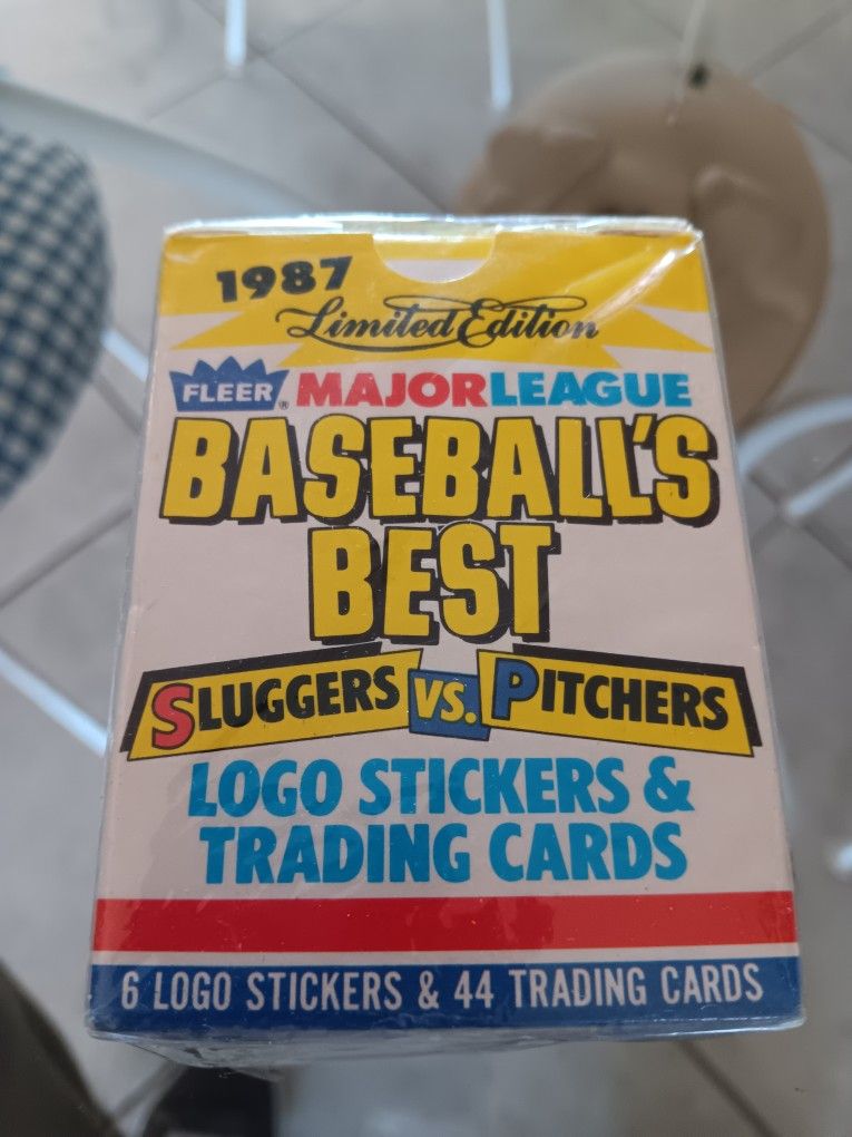 1987 Fleer Baseballs Best Cards, Sealed