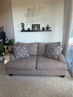 Brown Loveseat