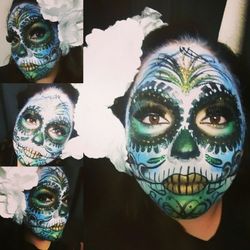 Day of the dead make up