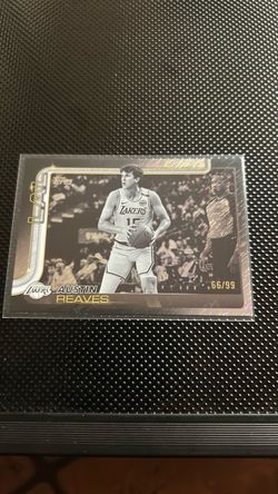 Austin Reaves Black Friday /99 — 2025 Topps