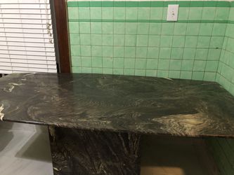 Kitchen table marble