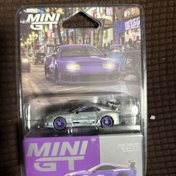 Mini GT Mijo Exclusive Toyota Supra (A80) Top Secret GT-300 Top Secret Purple