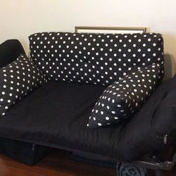 (Reduced Price)Adorable Set Of Desk, Futon And Lamp