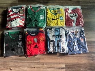 World Cup Jerseys 3x$120