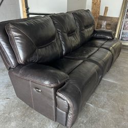 Recliner Leather Sofa Couch FREE DELIVER