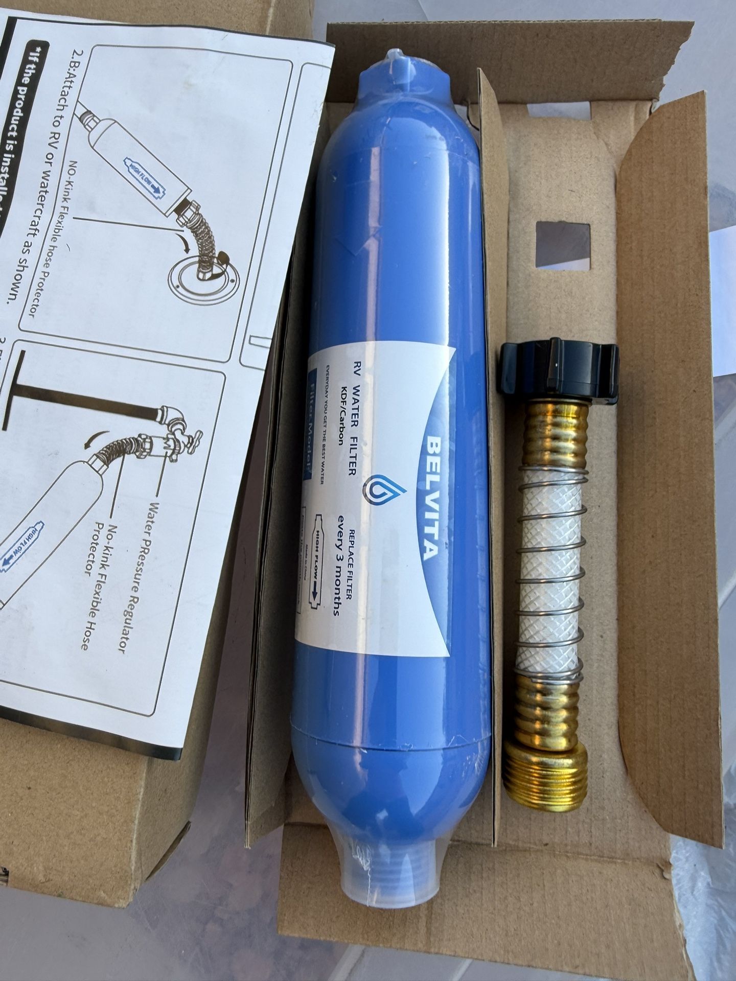 Water Filter For Rv Or Travel Trailer