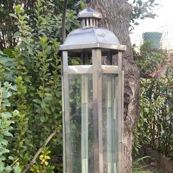 Glass Candle Lantern 