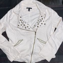 MNG Assymetrical jacket With Studs
