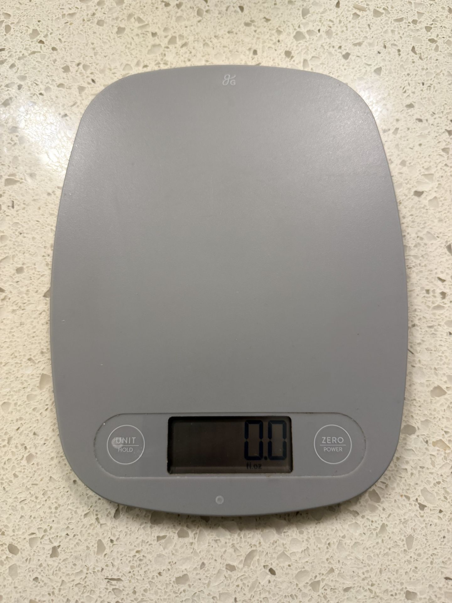 Slim Digital Kitchen Scale, 11lb / 5kg – Accurate 1 g Increments, Compact Lightweight Plastic Food Scale