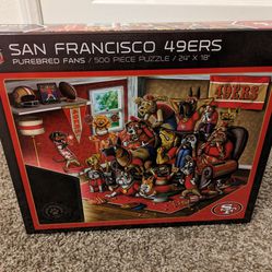 San Francisco 49ers NFL Purebred Fans 500 Piece Jigsaw Puzzle