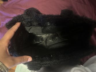 fluffy tote bag 