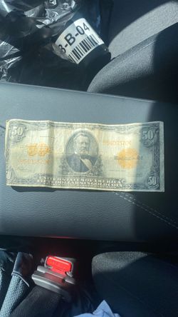 50 dollors series of 1922