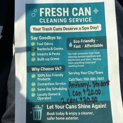 Trashcan Cleaning