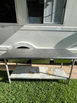 Steel Kitchen Table