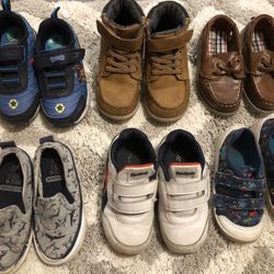 6 pairs boy shoes