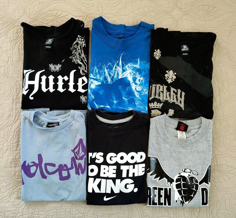 Boys Tshirts Size Medium Nike Volcom Hurley Etc. Fontana Pickup.