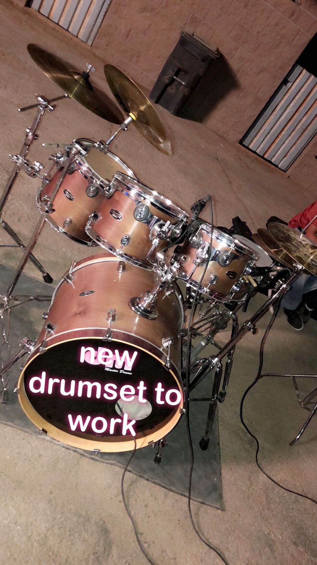 Pdp drum set 5 piece with hardware