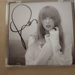 Taylor Swift The Tortured Poets Signed CD