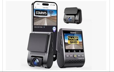 VIOFO A129 DUO dual dash camera, brand new 128GB Pro Endurance sd card