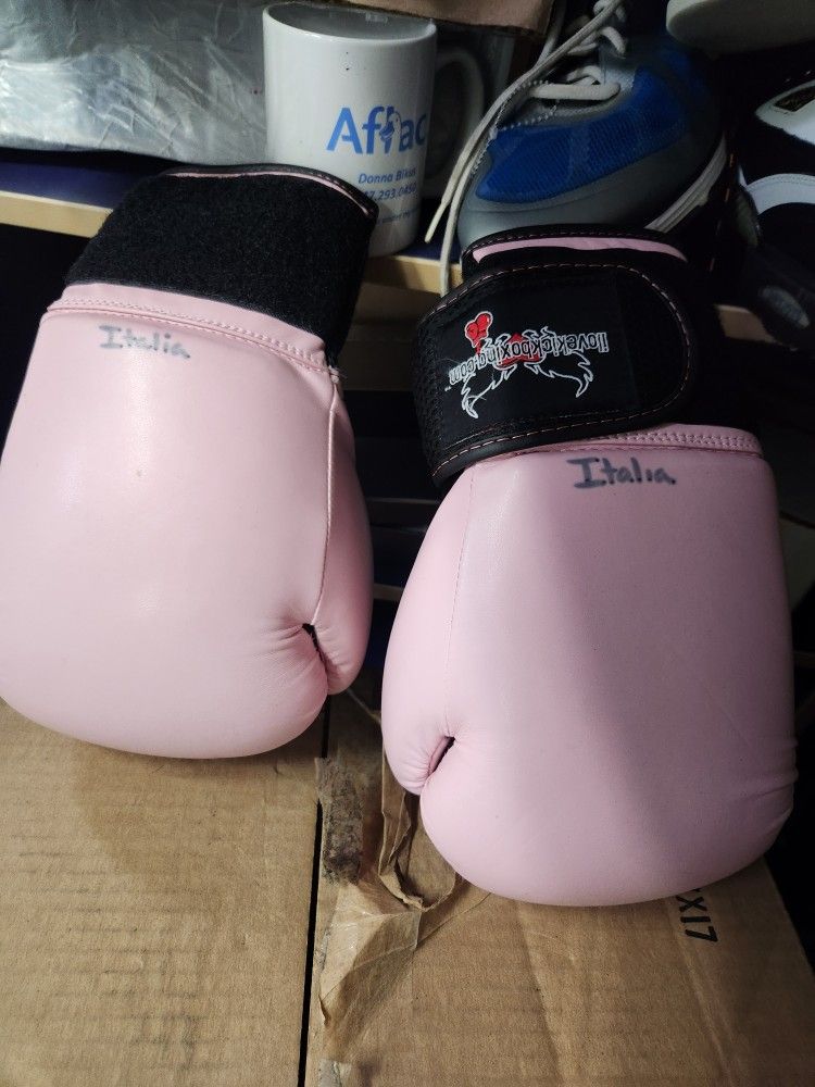 Pink Boxing Gloves size M