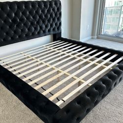 New Black King Size Bed Frame
