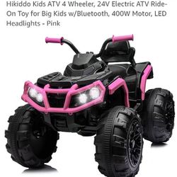 Kids ATV 4 Wheeler With Bluetooth