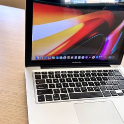 Apple MacBook Pro 13” Intel I5 Processor 8GB RAM 256GB SSD $140