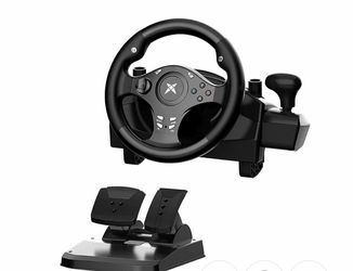DOYO Gaming Steering Wheel with Pedals for PC, Xbox One, Xbox Series X. K152
