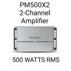 PM500X2 2-Channel Marine Amplifier 500 WATTS RMS 

