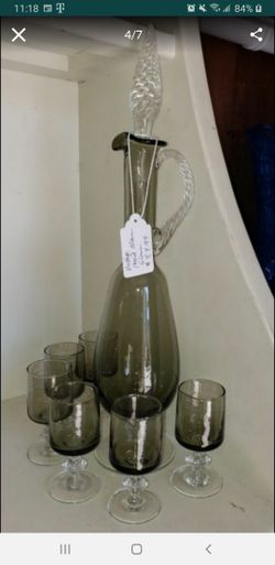 Smokey Vintage Decanters