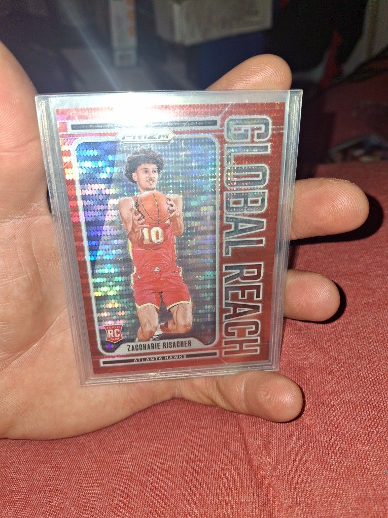 ZACCHARIE RISACHER 49/75 PRIZM GLOBAL REACH RED PULSAR 2024/2025 N.M