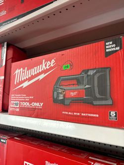 Milwaukee transfer punp new