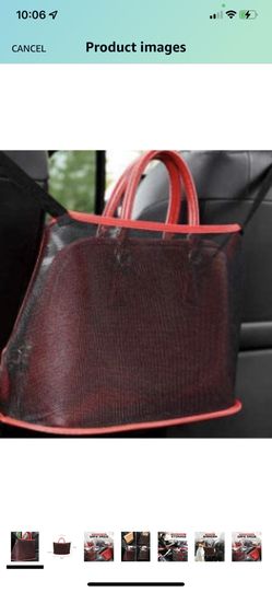 Brand new Car Net Pocket Handbag Holder, Car Seat Back Gap Storage Box Rack, Durable And Large Capacity Handbag Holder Car Purse Storage Pocket For Sm