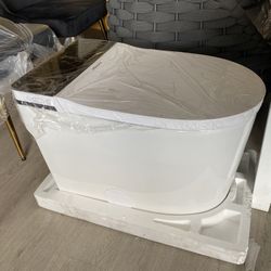 Luxury Smart Toilet Bidet Toilets with Tank Power Flush Heated Seat Auto Open & Close Foot Sensor Operation