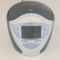 Vintage Sony Stereo Clock Radio