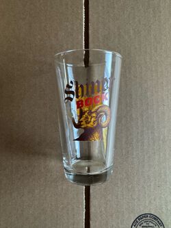Shiner Bock Pint glasses