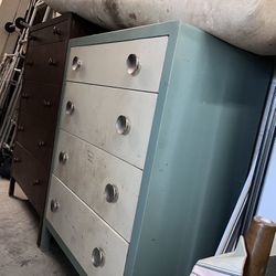 3 Mid Century Dressers Simmons Steel Under Paint 