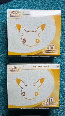 Pokemon 30th Celebration Elite Trainer Box’s (two)