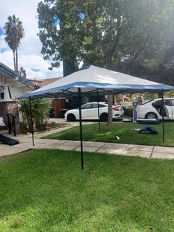 New EZ-UP BRAND 13X13 ONE UP CANOPY WITH OVER HANGING EAVES