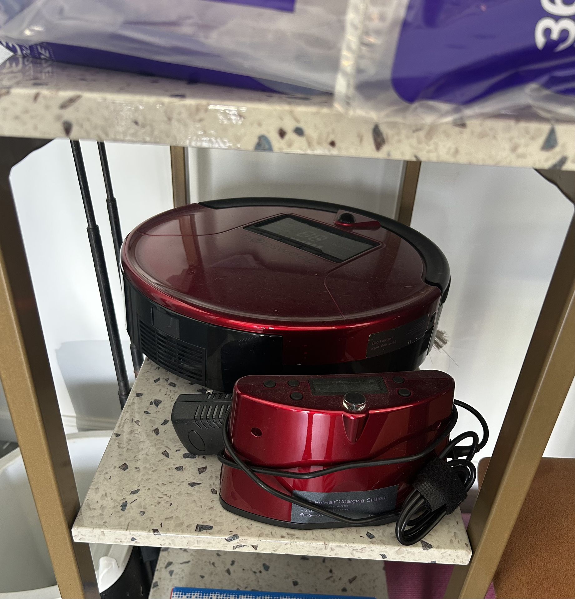 bObsweep PetHair Robotic Vacuum – With Charging Station