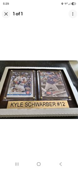 CHICAGO CUBS KYLE SCHWARBER BASEBALL FRAMED CARDS NEW