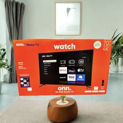 HD319 70” ONN smart 4k Roku led tv 