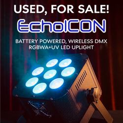 Used Battery Powered Uplights Eternal Echo Icon MKIIs
