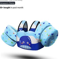 Swim Vest Life Jacket With Shoulder Harness & Wings